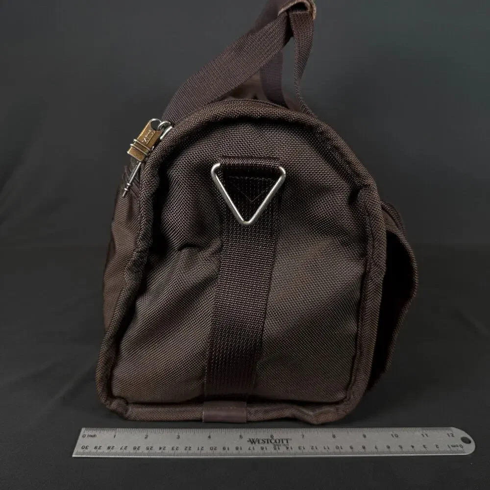 Tumi Duffle Travel bag Nylon Brown Unisex vintage Made in USA